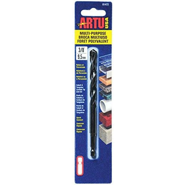 Artu-Usa 0.375 in. Quick Connect Multi-Purpose Drill Bit 2497253